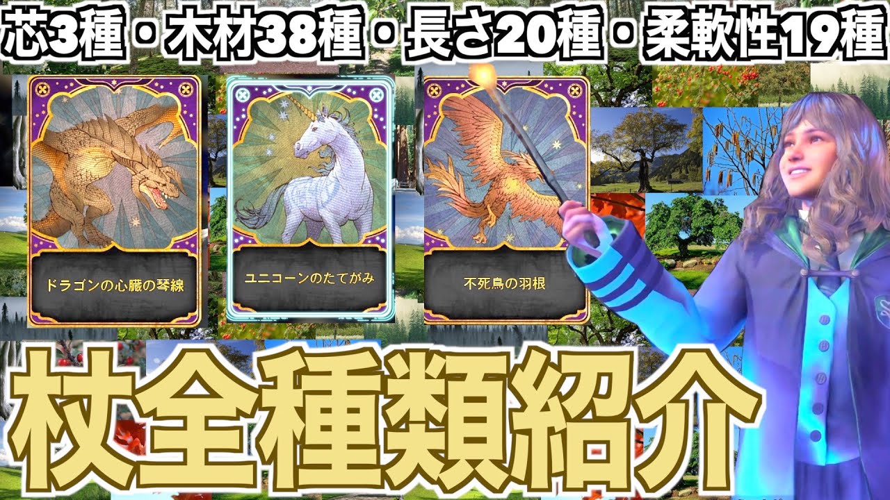 魔法の杖全種類 効果解説【ホグワーツレガシー】