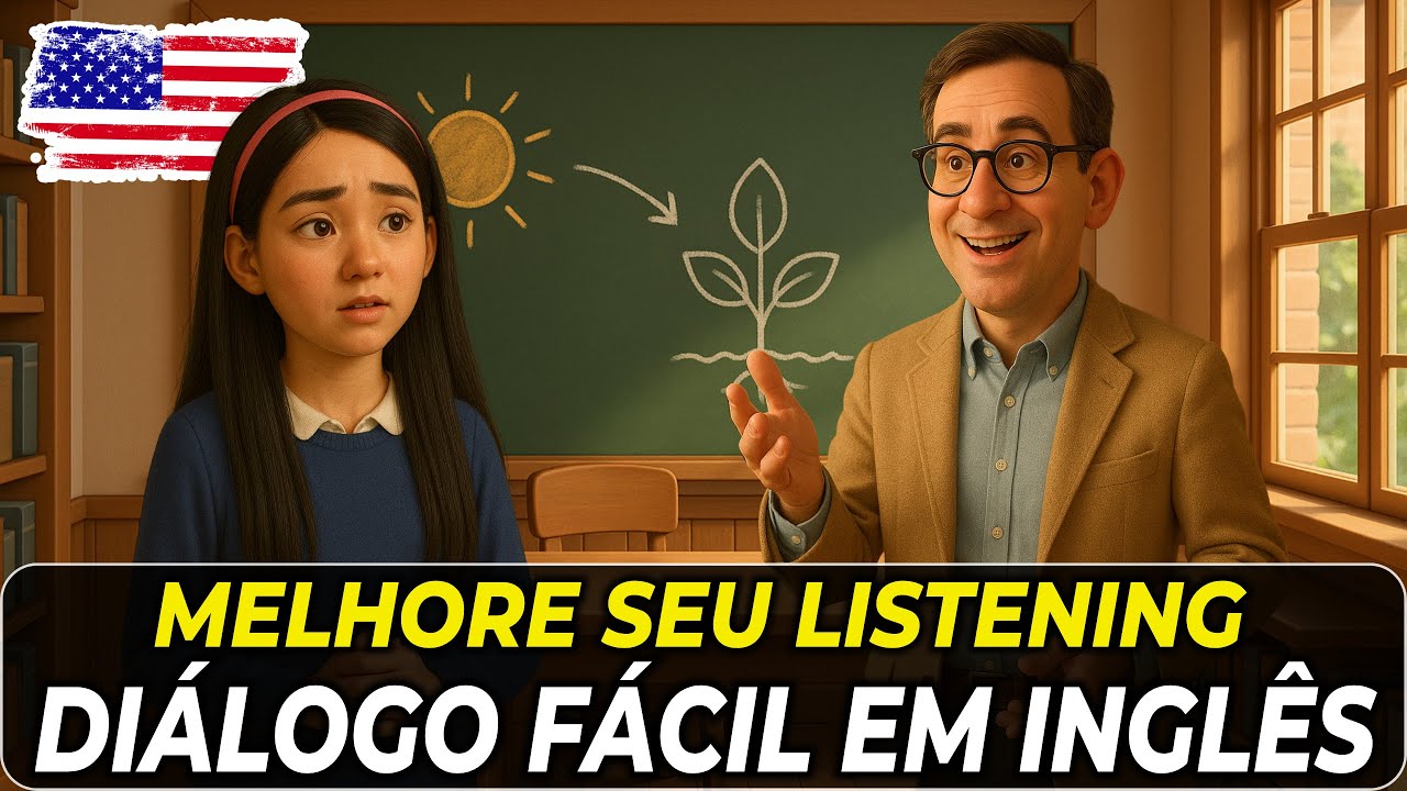 Comece a entender inglês fácil e rápido com este diálogo 🔥 Dúvidas de uma estudante 🎓