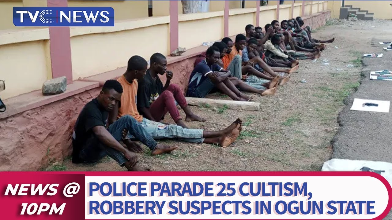 Police Parade 25 Cultism, Robbery Suspects In Ogun State