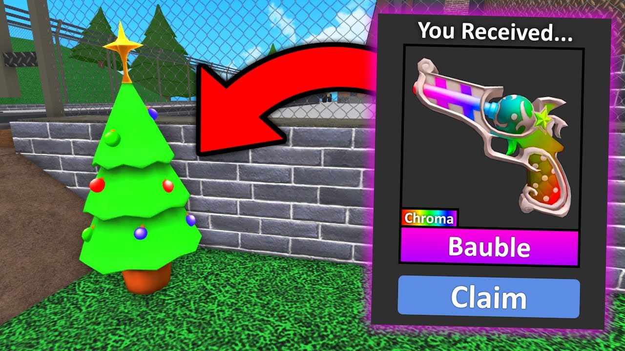 Find Christmas Tree for Godly in MM2!