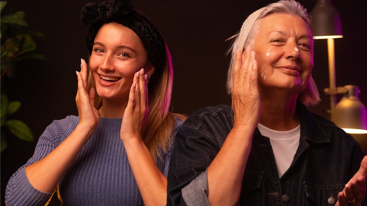 ASMR Skincare Routine With My Grandma!