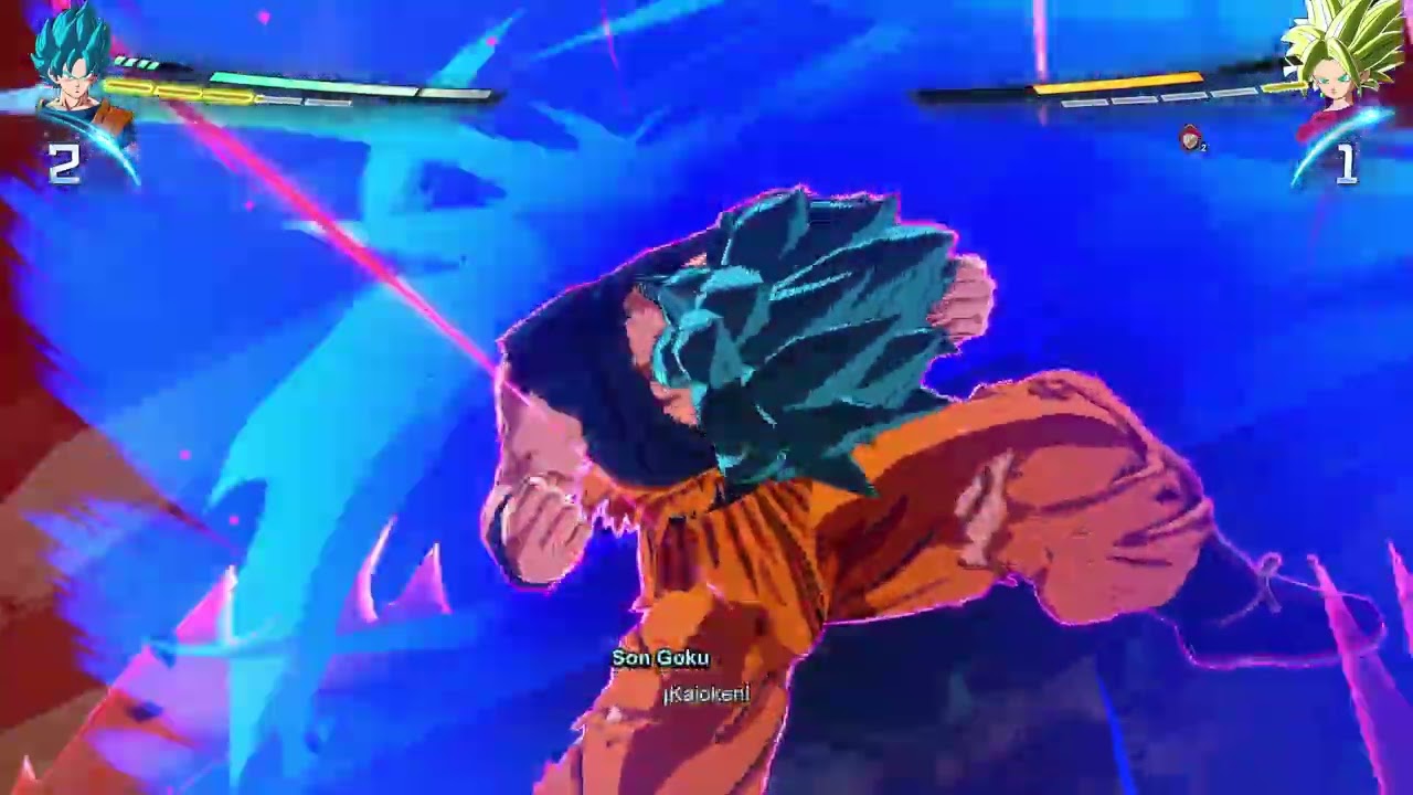 Goku Blue Vs Kefla Torneo del poder Dragon Ball Sparking Zero Gameplay
