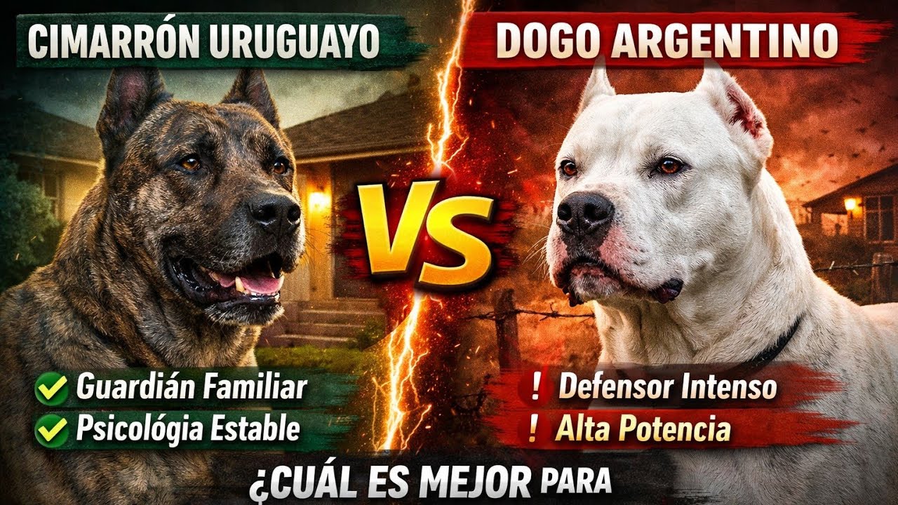 Dogo vs Cimarrón — instinto, mente y defensa explicados científicamente