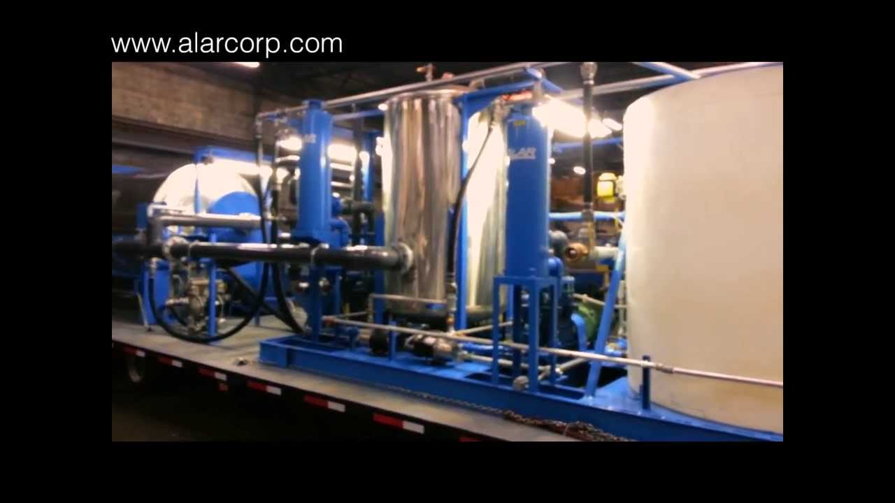 Trailer Mounted Industrial Wastewater Treatment Systems | ALAR