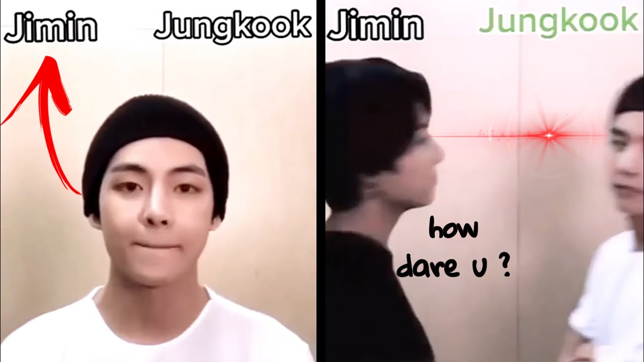 BTS V chooses Jimin over Jungkook ft. Jungkook&rsquo;s reaction 😡😡 #shorts