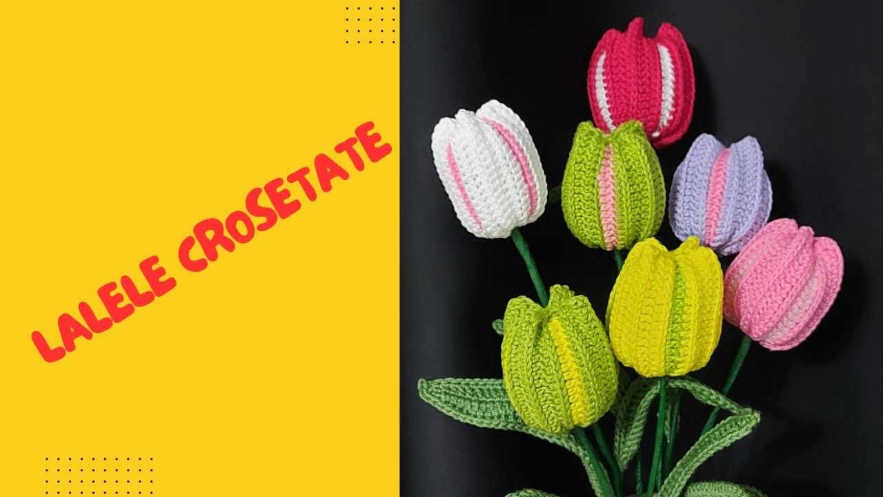 Lalele crosetate -  fir de bumbac Catania