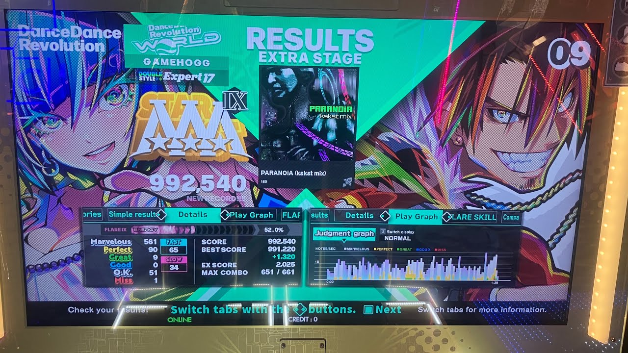 DDR World Paranoia (kskst mix) EDP 992k