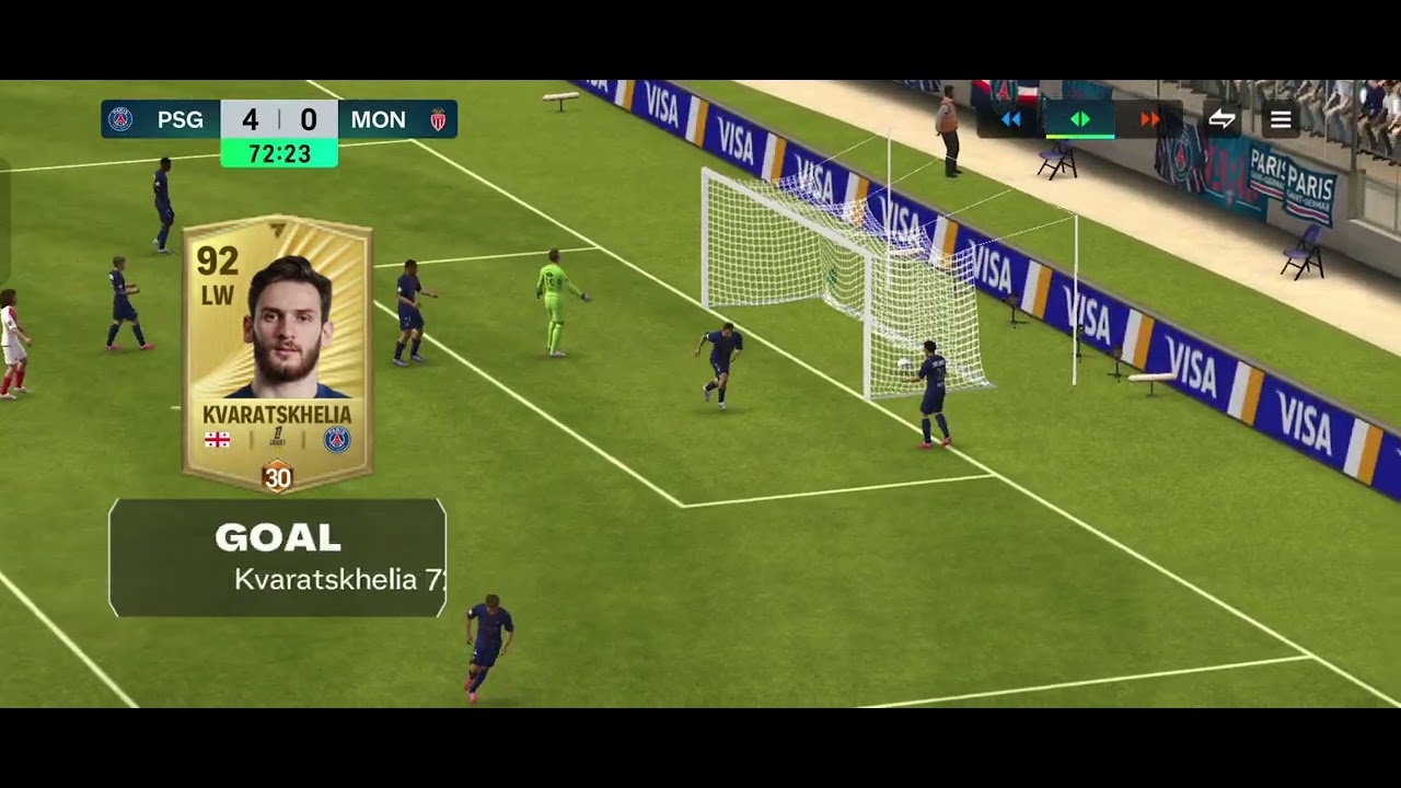 fc mobile  PSG. Vs  monaco