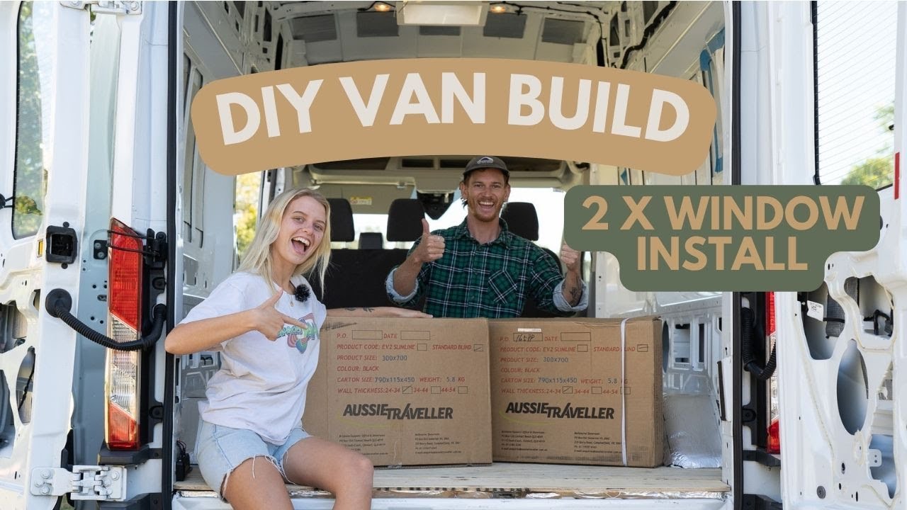 DIY VAN BUILD | Easy WINDOW Installation