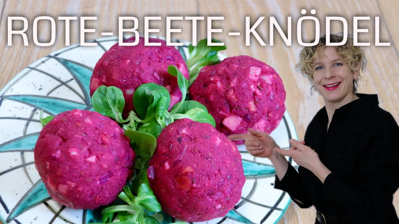 Rote-Bete-Knödel⎮flaumig und ganz leicht gemacht!