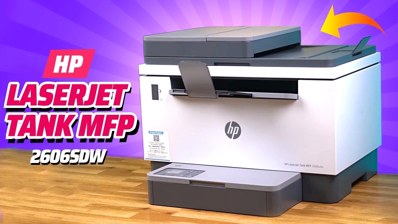 BEST Printer For Home & Home Office -⚡ HP LaserJet Tank MFP 2606SDW Laser Printer Review!