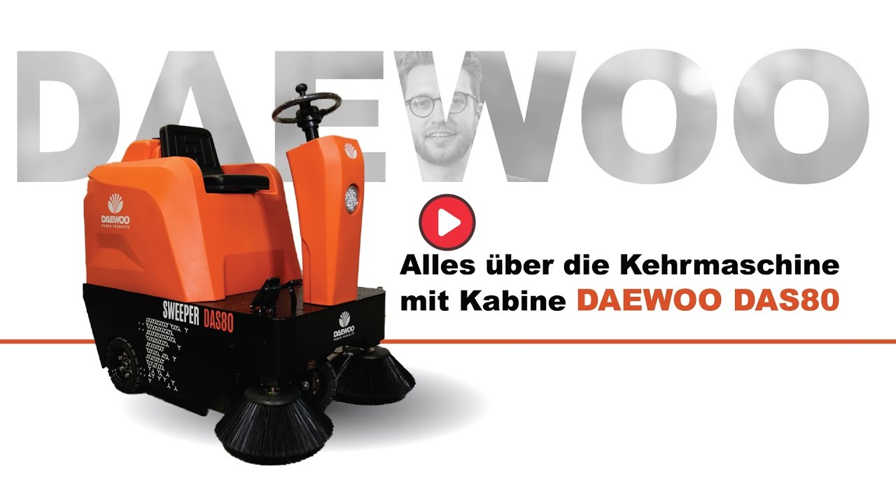 Alles über die Kehrmaschine Daewoo DAS80 