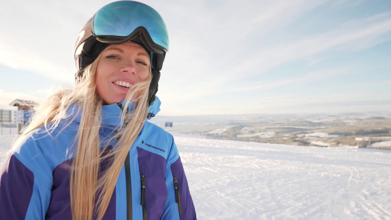 Härlig januari-skidåkning i Vemdalen med Sarah Magdalena