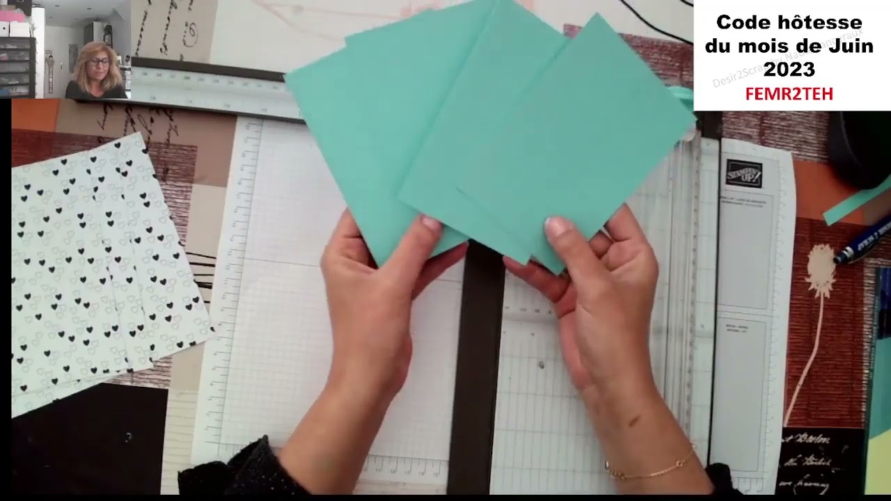 Tutoriel carte bombée de ma filleule Virginie