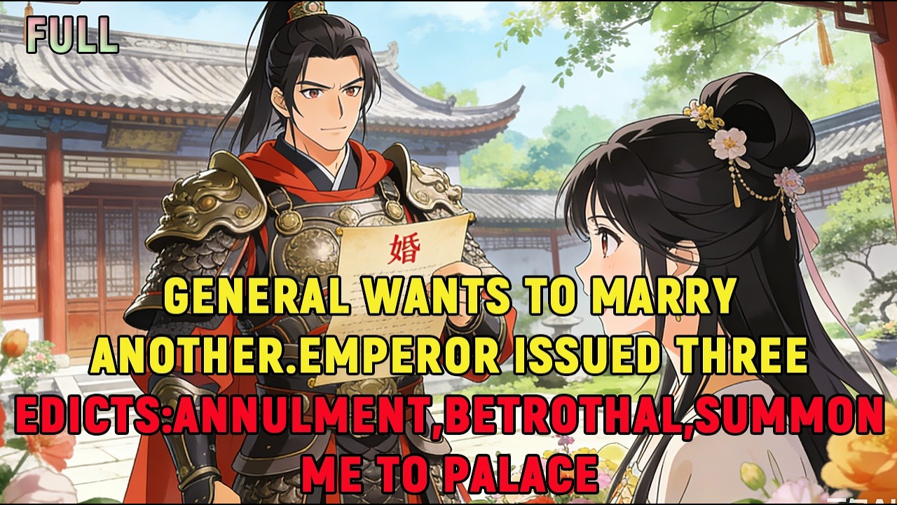 General wants to marry another.Emperor issued three edicts:annulment,betrothal,summon me to palace