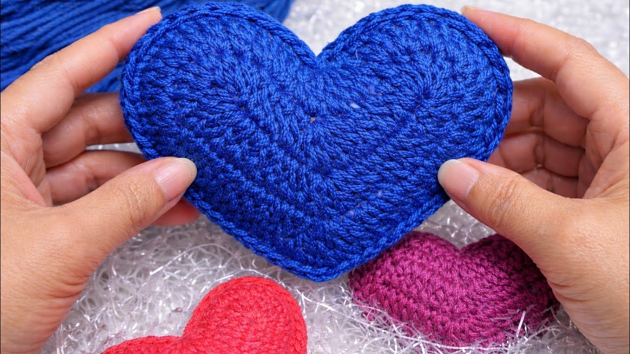 Corazones a Crochet para Vender en San Valentín/ Se Agotan