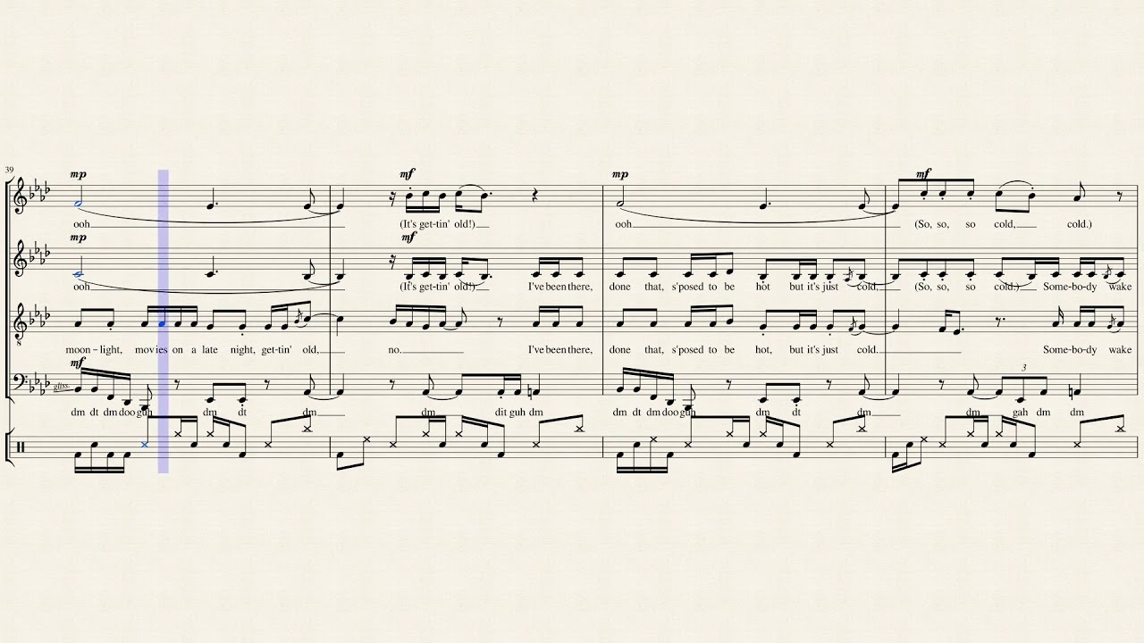 Can't Sleep Love (Live Version) | [Full Sheet Music / Transcription]