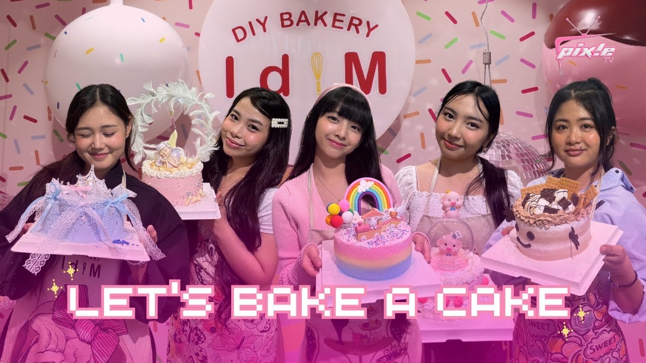 pix!e - Our First Time Baking a Cake #pixietv