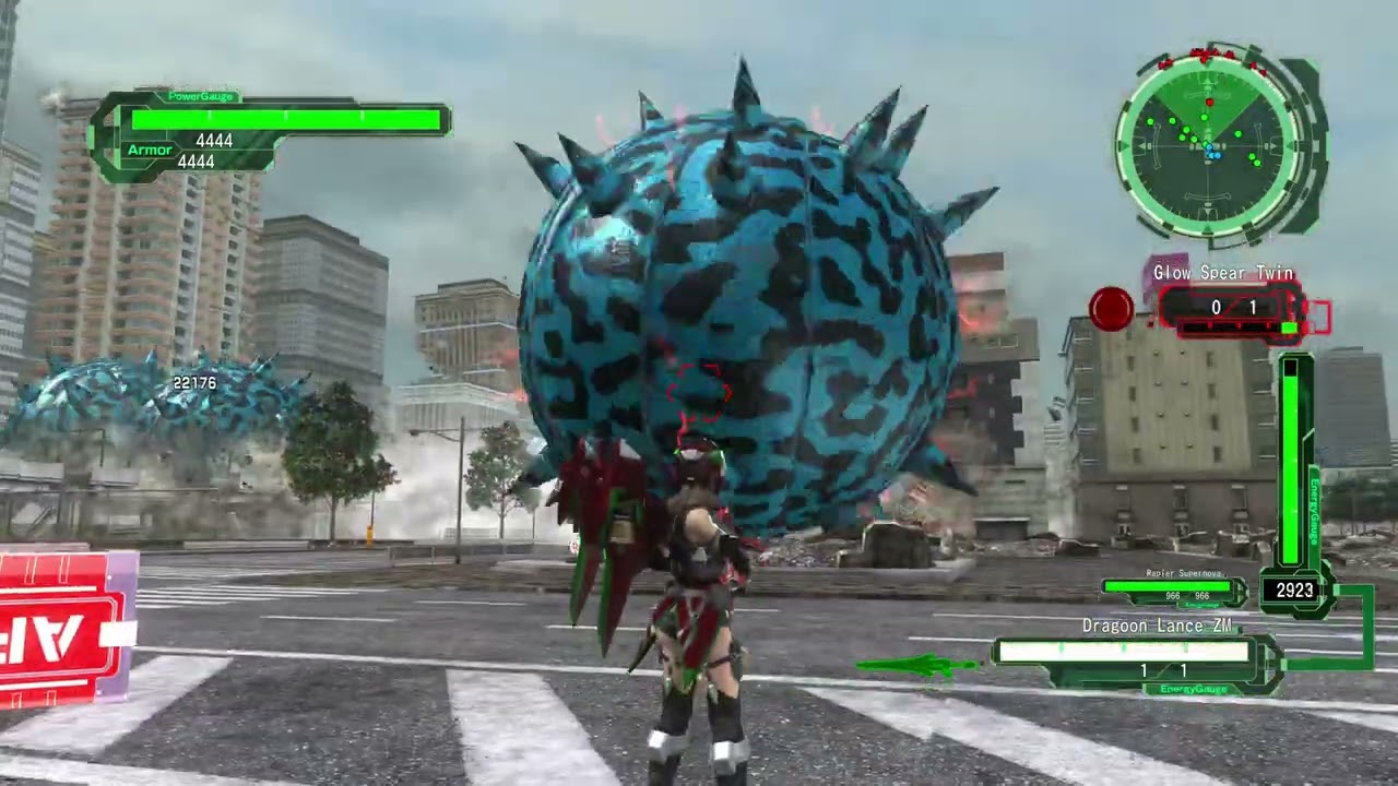 EDF 6 DLC 1 M 12 City Destruction - Wing Diver Inferno - Earth Defense Force