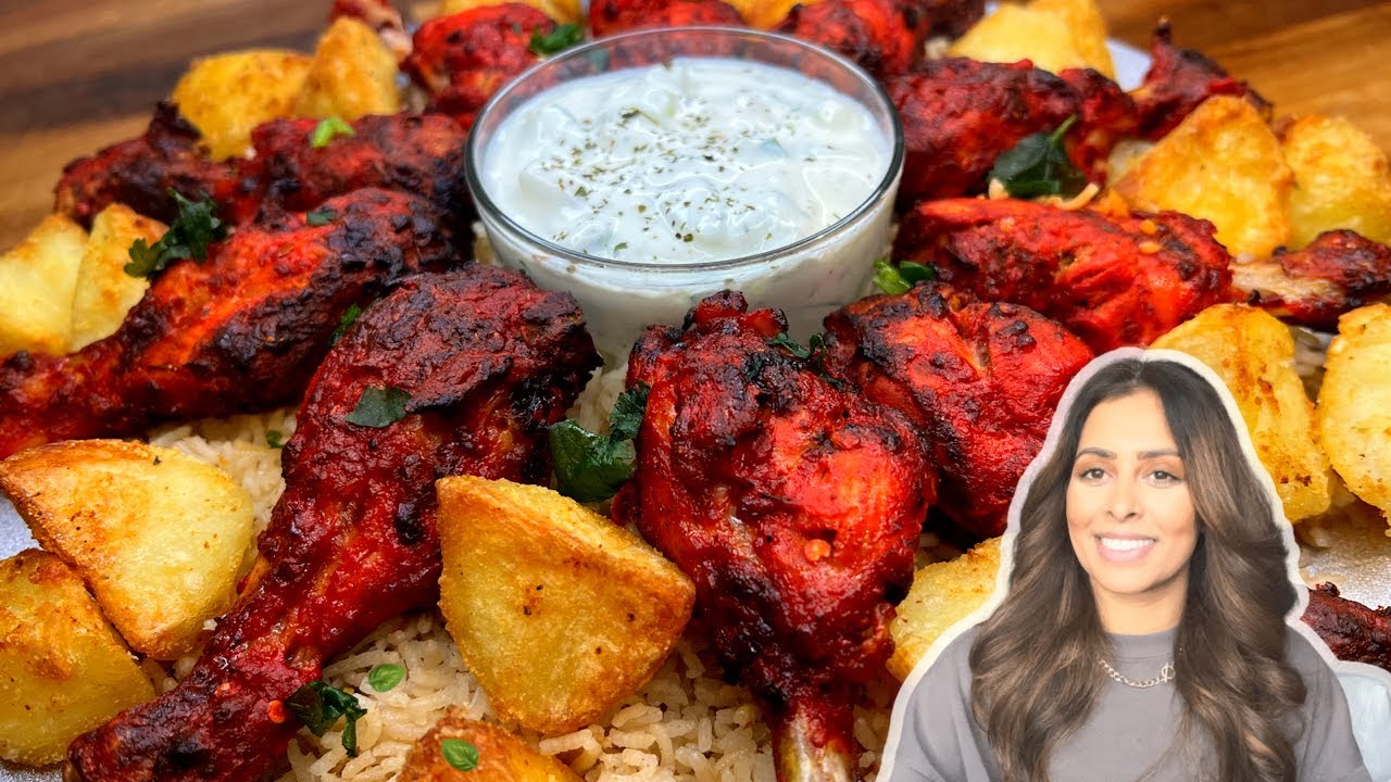 THE BEST AIR FRYER TANDOORI CHICKEN & ROAST POTATOES