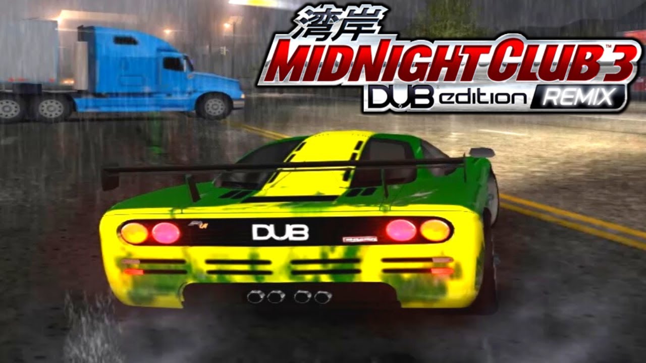 MIDNIGHT CLUB 3 - COLOQUEI A MCLAREN F1 NA CHUVA E O CAMINHÃO APARECEU!!! #46