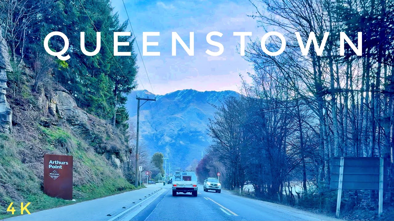 Winter Drive from Arthurs Point to Queenstown 2025 4K | Scenic New Zealand Driving Tour | NZ Travel