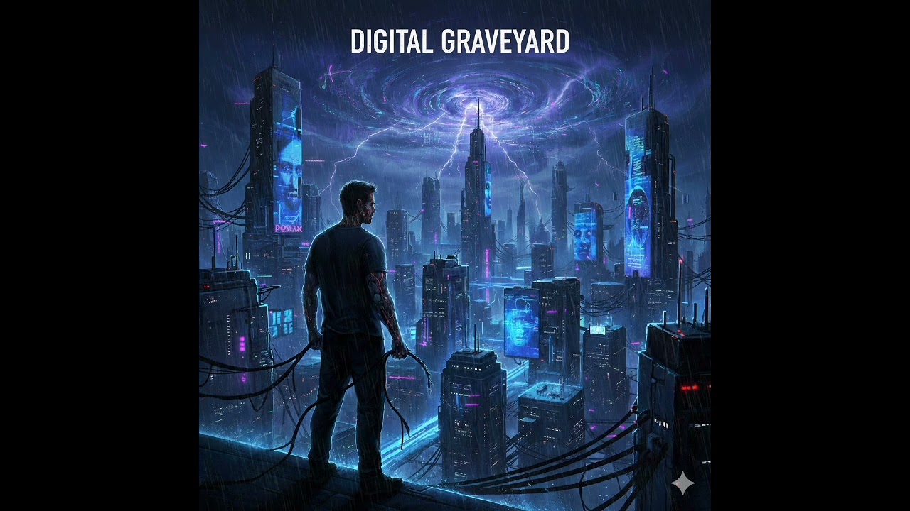 डिजिटल चिहान|Digital Graveyard| Nepali dystopiancyberpunk song