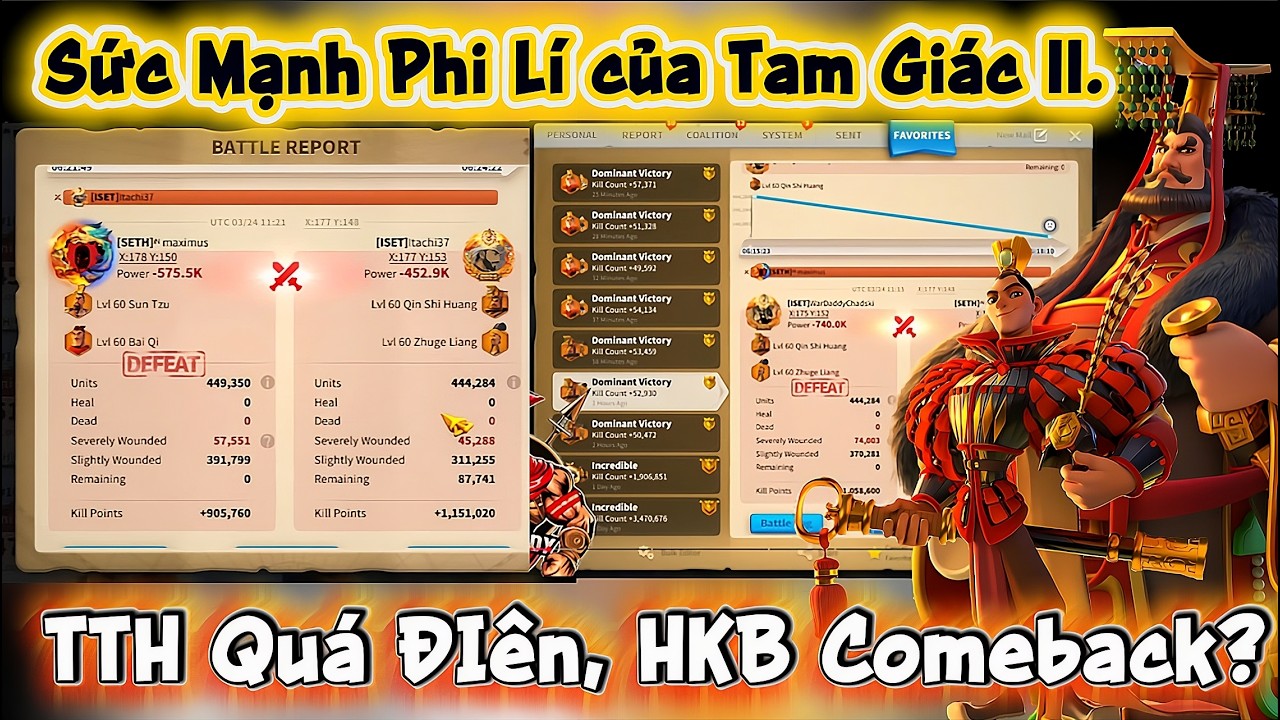 Sức Mạnh Phi L&iacute; của Đội H&igrave;nh Tam Gi&aacute;c II. TTH Qu&aacute; Đi&ecirc;n, HKB Comeback?