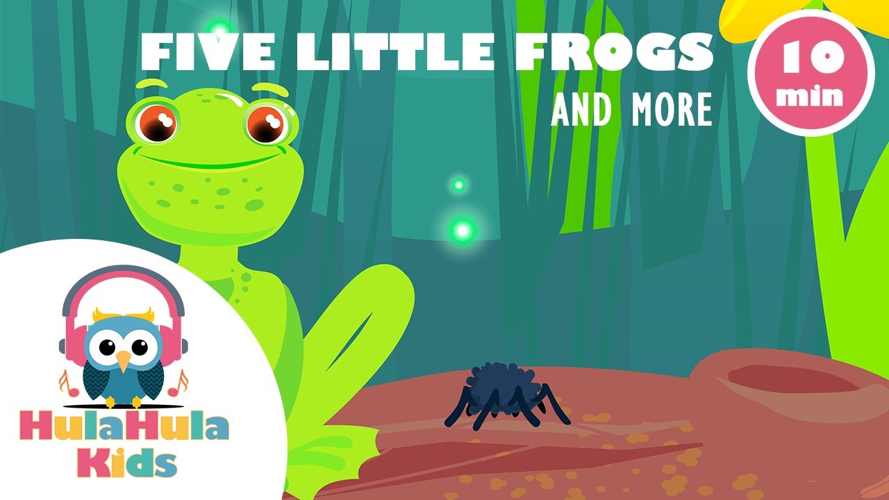 Learn The Catchy Tune Of 'Five Little Speckled Frogs' | Fun & Entertaining Kids Songs