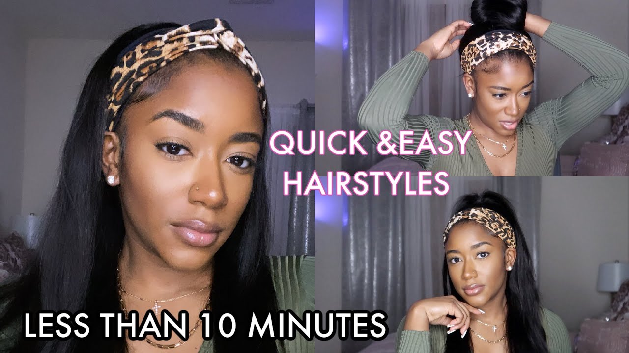 QUICK & EASY WAYS TO STYLE YOUR HEADBAND WIG | ft. LuvMeHair ✨