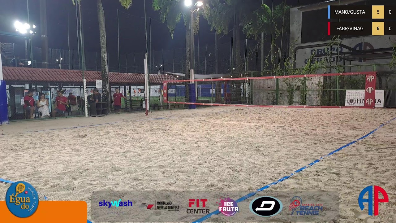 1° ETAPA DO RANKING BEACH TENIS MASC 40+
MANO/GUSTA VS FABR/VINAG