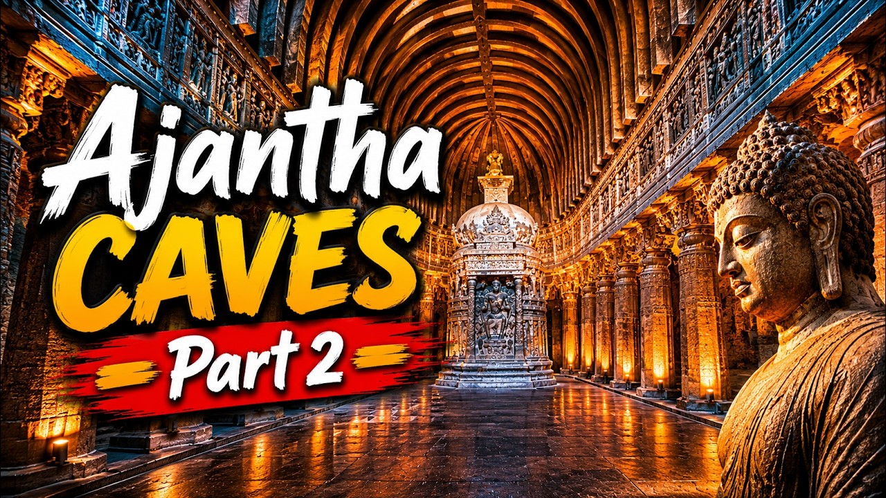 🔴 Ajantha Caves Maharashtra | அஜந்தா குகை | Wonders of Ancient India | Part 2