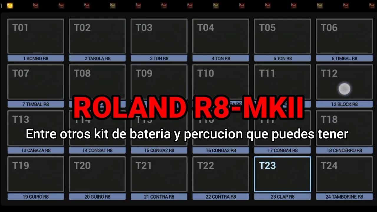 Roland R8-MKII.. Disponible para tu teléfono android y tablet📲