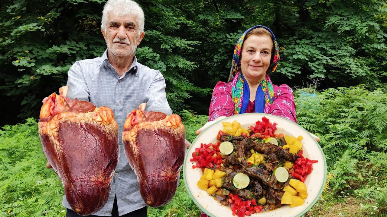 Секрет приготовления вкусного сердечка на деревенской природе ♧Влог Village Life