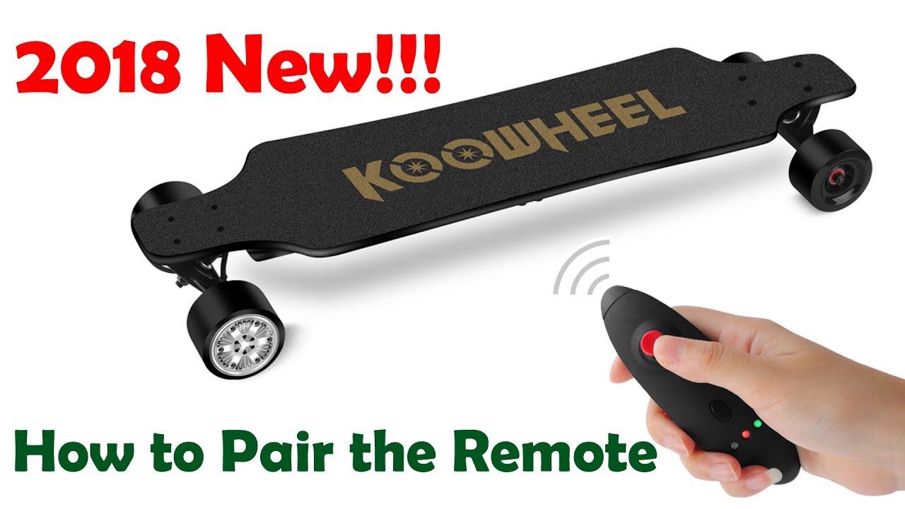 Koowheel Onyx Gen 2 Electric Skateboard: How to Pair the Remote (2018)