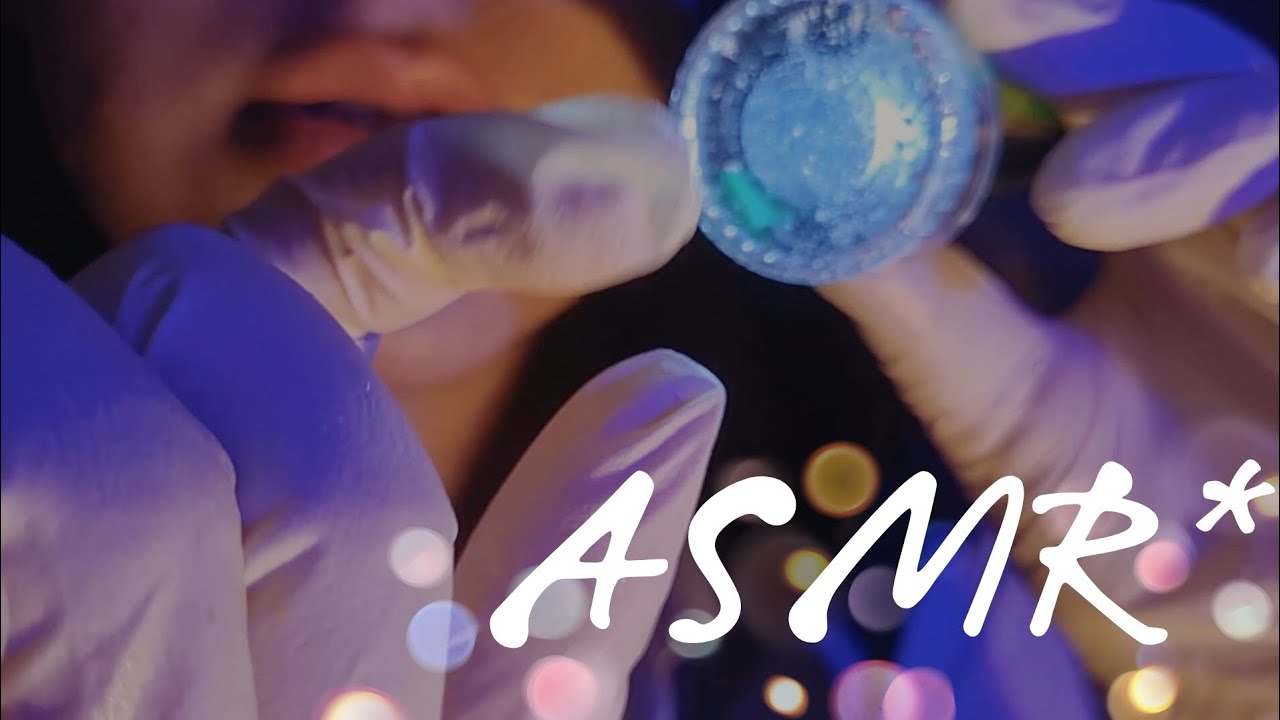 ASMR nerve-exam (eye exam) 😴  + glove sounds asmr helps you to sleep 😴💤