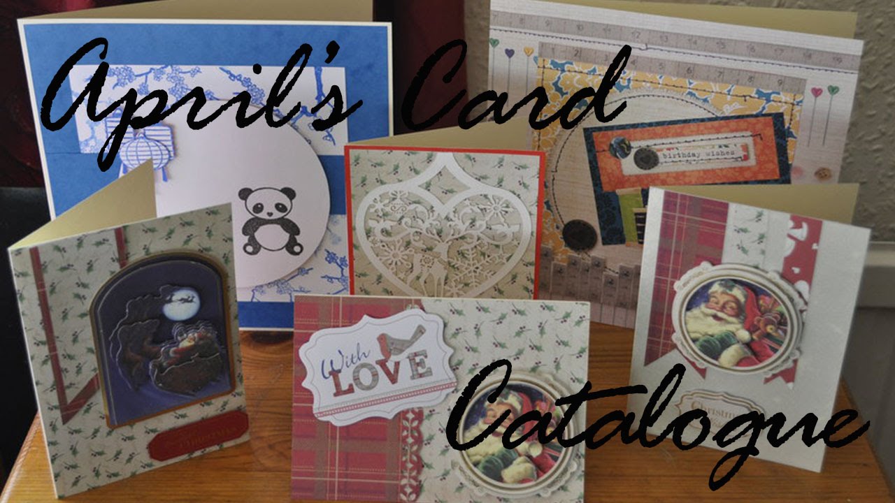 April Card Catalogue