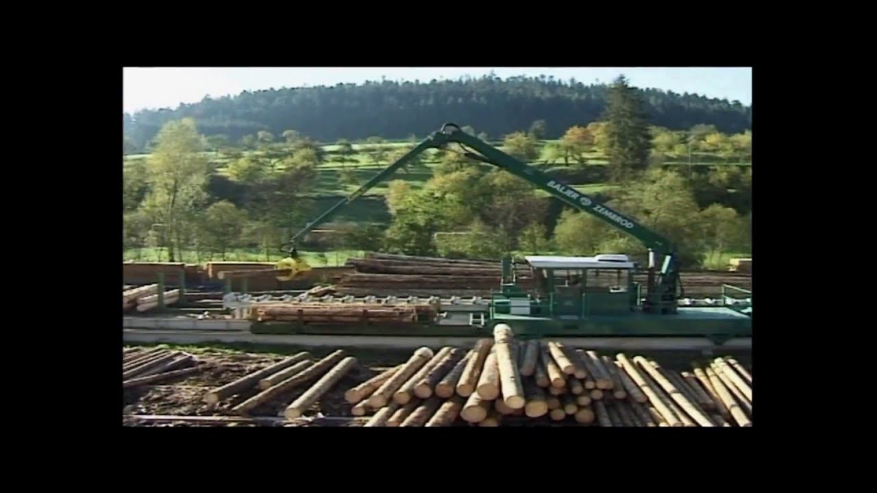 RSTW OBX, Rundholzsortier- und Transportwagen / Round wood sorting and transporting carriage