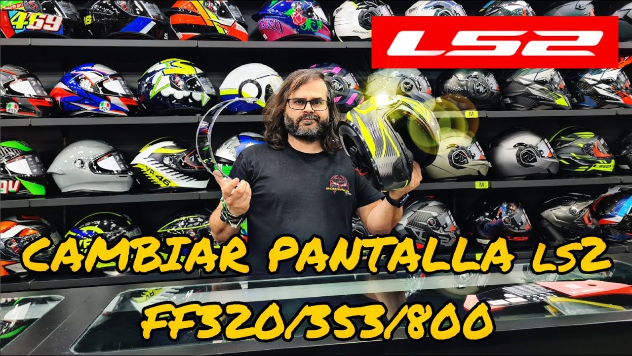 CÓMO DESMONTAR PANTALLA LS2 FF320/353/800 FÁCIL | MOTOS GARRIDO 🏍