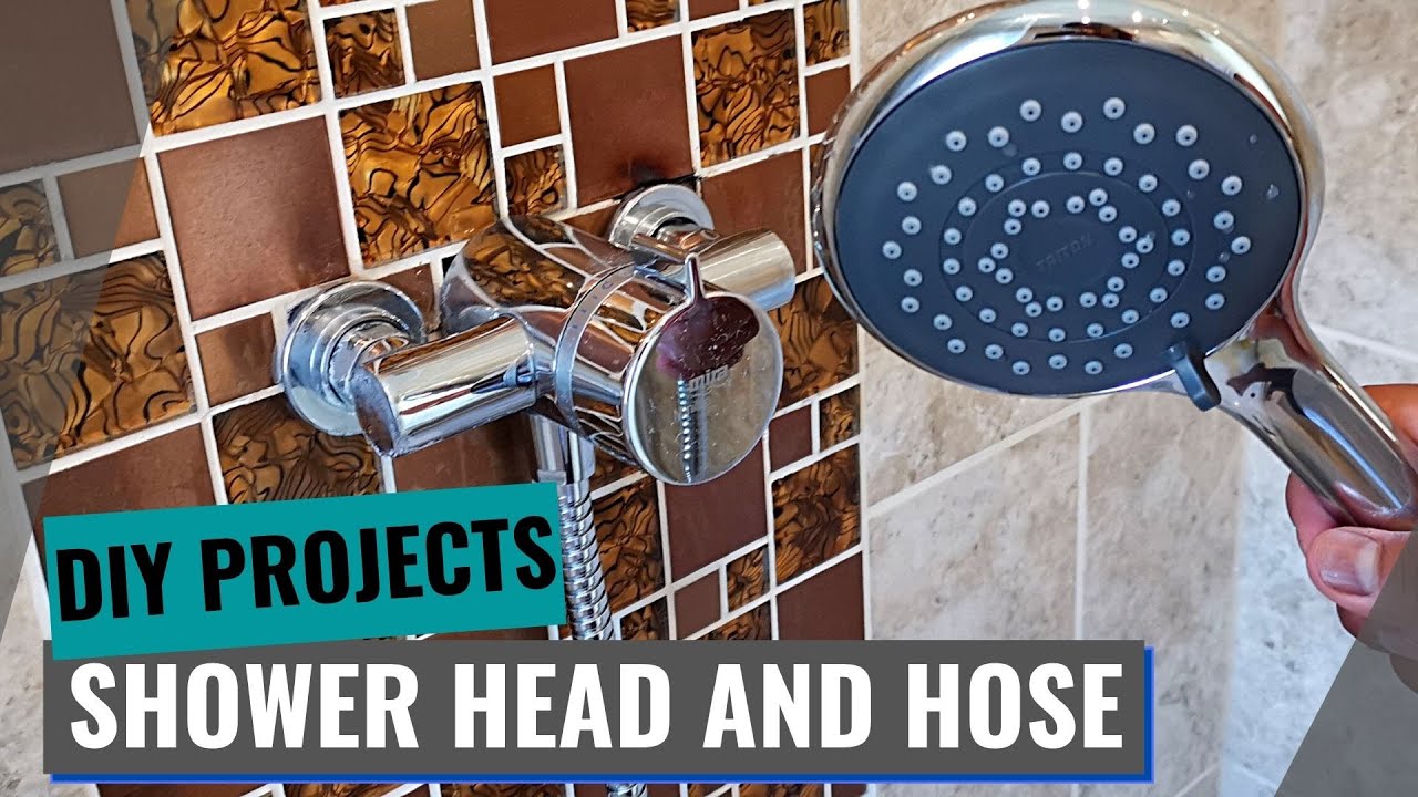 How To Change a Shower Head and Hose - DIY