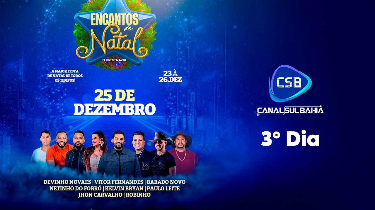 3° Dia -  Encanto de Natal - Floresta Azul - 25/12/2025