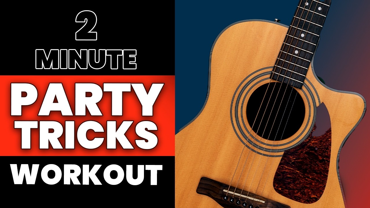 👉 2-Minute Guitar Workout: Blues Shuffle, Fingerpicking & Strumming Tricks!
