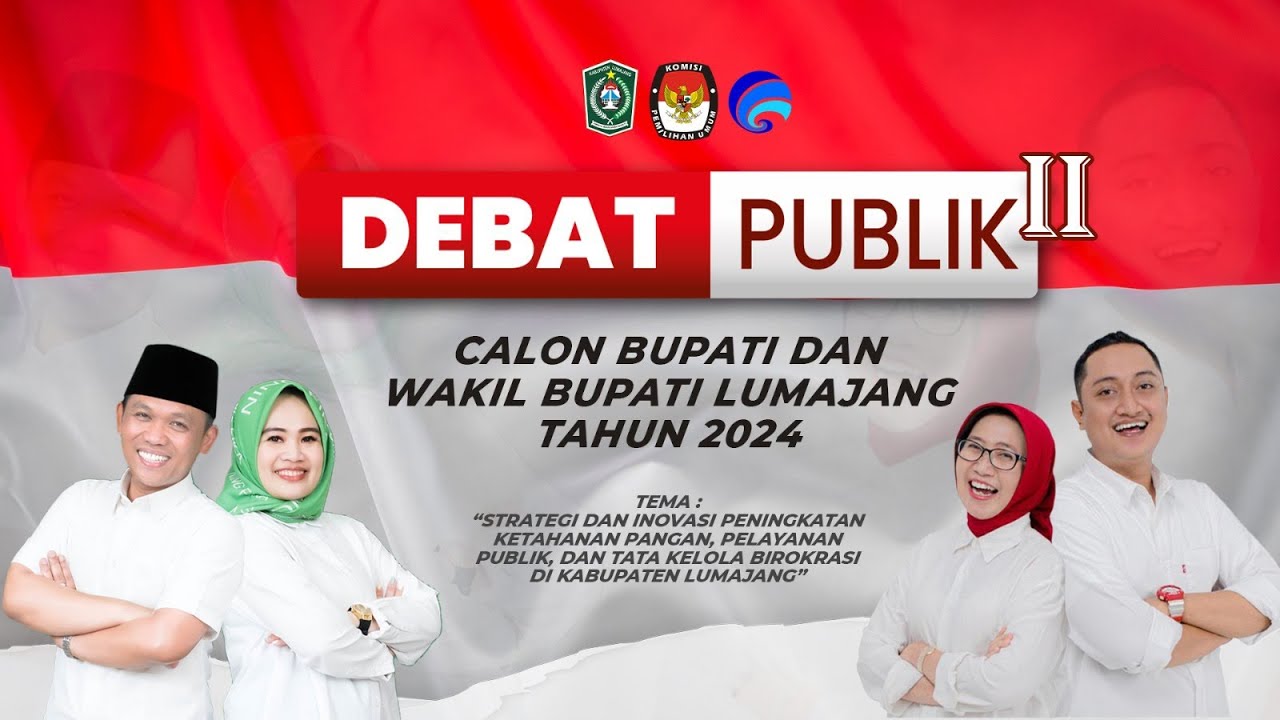 [LIVE] DEBAT PUBLIK KEDUA CALON BUPATI & WABUP LUMAJANG