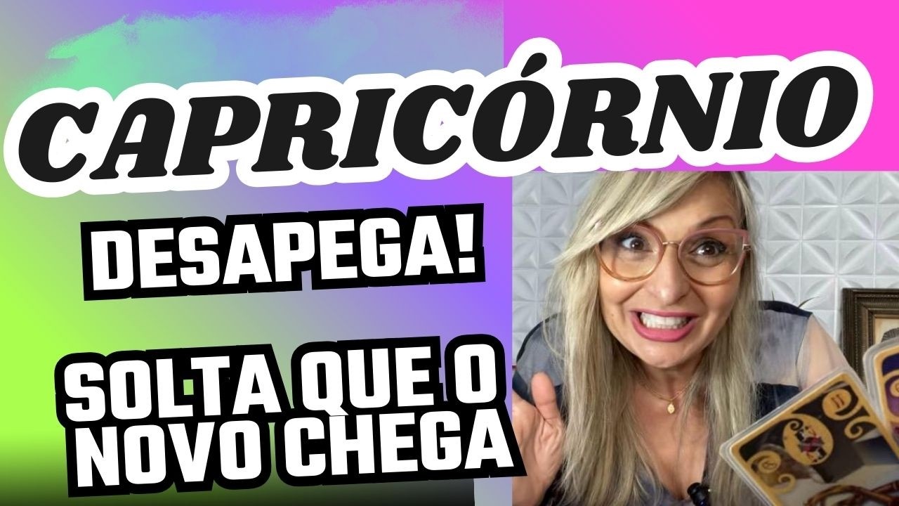 CAPRICÓRNIO♑SOLTA E DESAPEGA PORQUE TEM ALGO GRANDIOSO VIBRANDO NO SEU CAMPO!