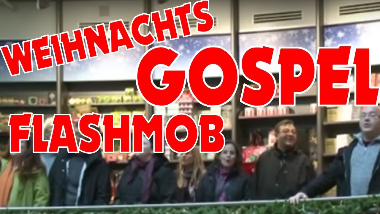 Gospel-Flashmob bei Hugendubel