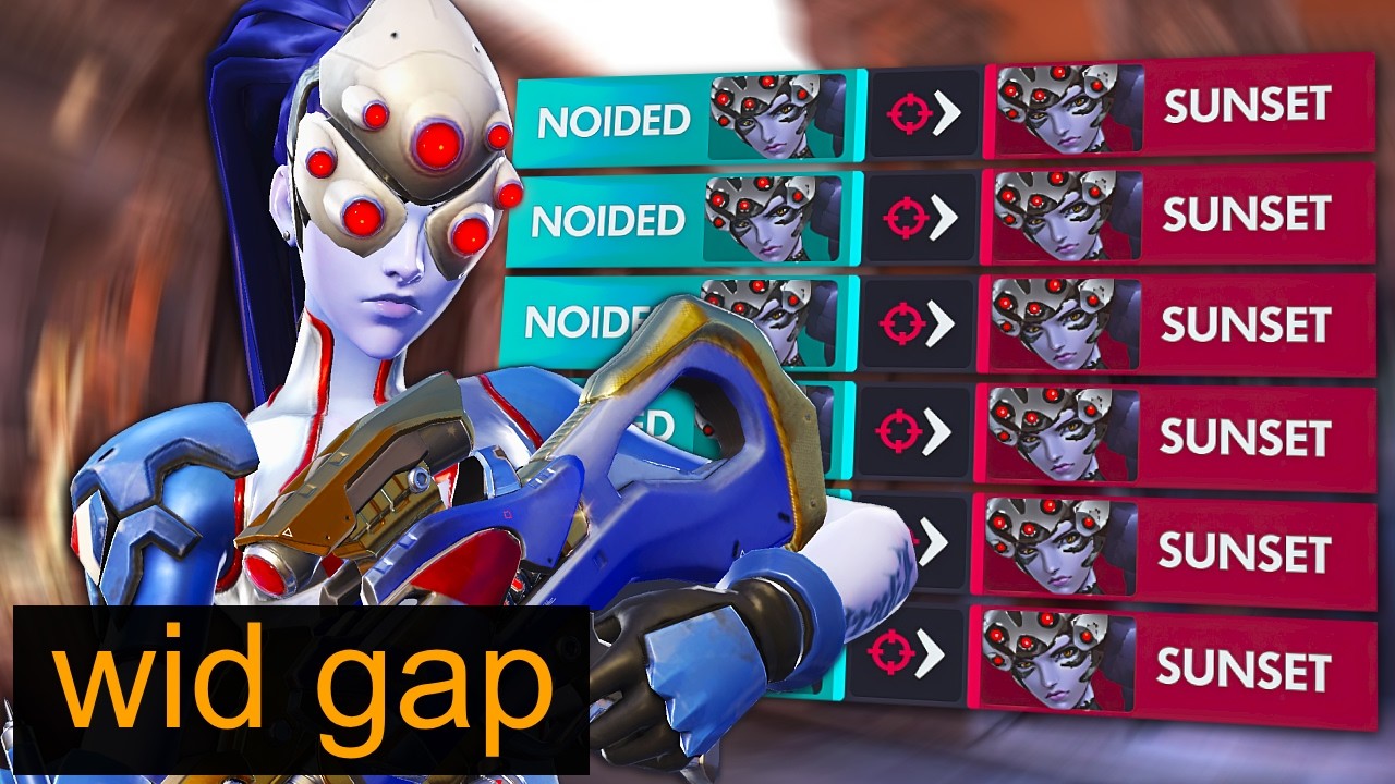 Как я обогнал одного из 50 лучших игроков за Вдову... | Overwatch