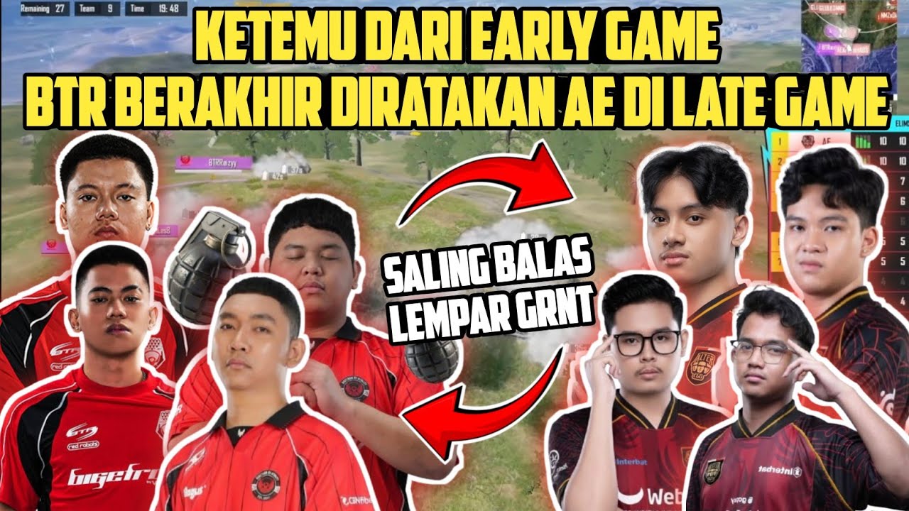 KETEMU DARI AWAL MATCH‼️ BTR DIRATAKAN OLEH ALTER EGO DI LATE GAME - PMPL ID
