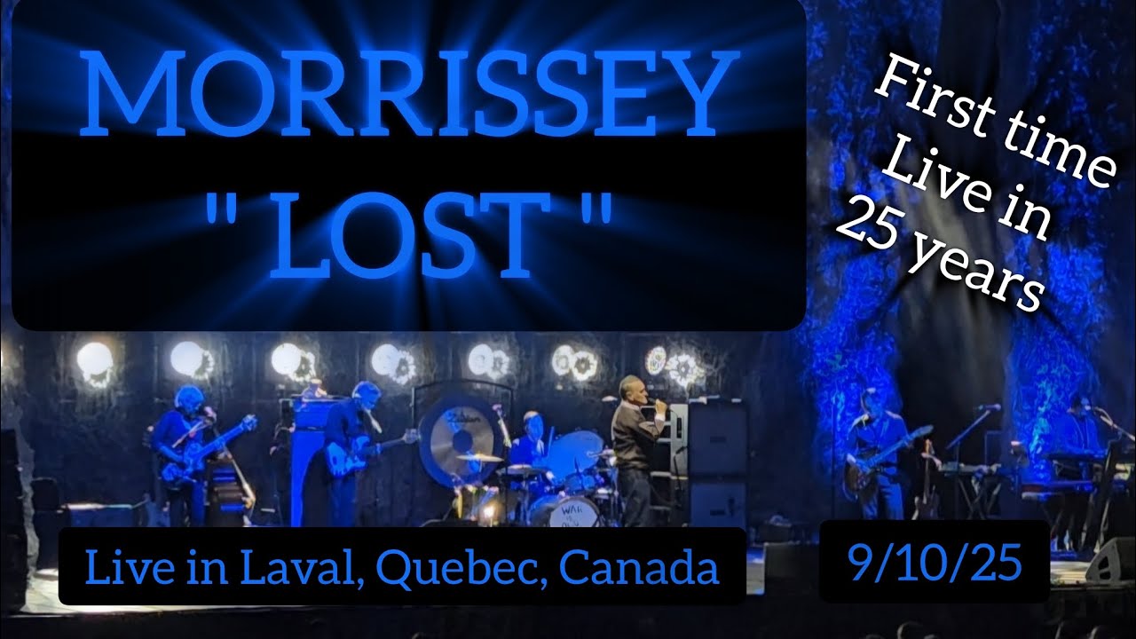 MORRISSEY - LOST - LAVAL - 9/10/25 #livemusic #morrissey #tour #lost #fyp @LiveMartin 