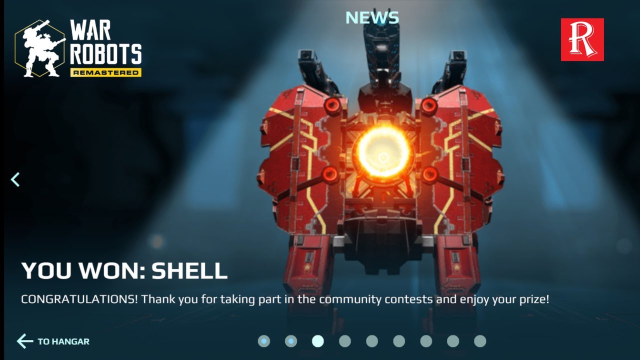 Won a free Shell Robot - Thank you Pixonic | War Robots