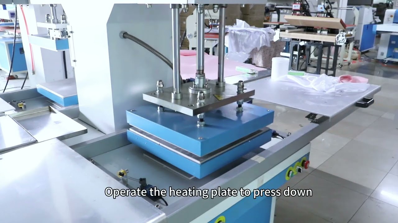 JC 33D Multifunctional embossing heat transfer machine four stations  #sublimation #calendar